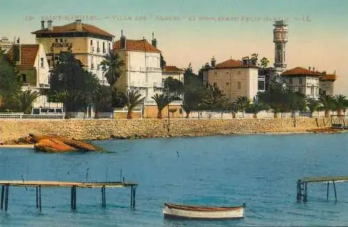 France Saint Raphael (Var) Villa les "Algues" et Le Boulevard Felix Martin