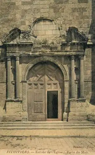 France Pithiviers Entree de l'Eglise Porte du Midi