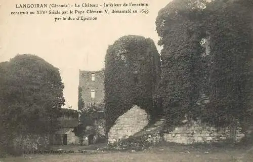 France Langoiran (Gironde) Le Chateau historical landmark