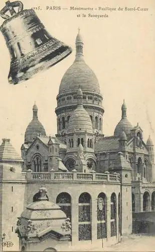 France Paris Montmartre Basilique du Sacre Coeur & la Savoyarde