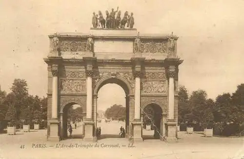 France Paris L'Arc de Triomphe du Carrousel