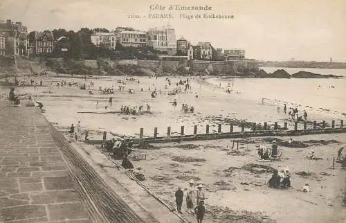 France Cote d'Emeraude Parame (Ile et Villaine) Plage de Rochebonne