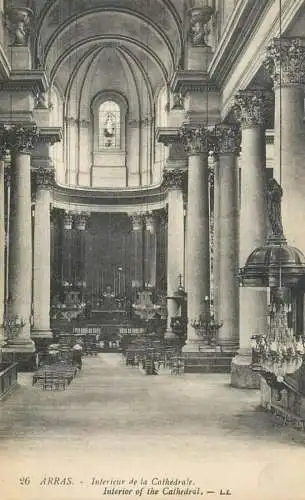 France Arras (Pas de Calais) Interieur de la Cathedrale