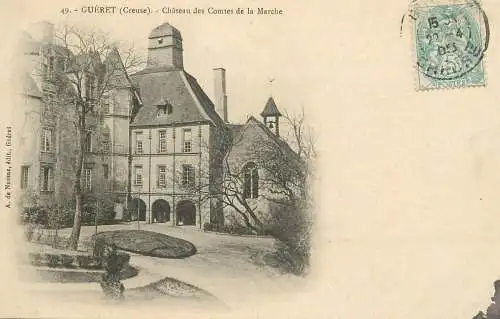 France Gueret (Creuse) Chateau des Comtes de Marche