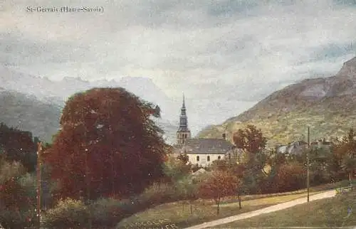 France St Gervais (Haute Savoie) l'eglise