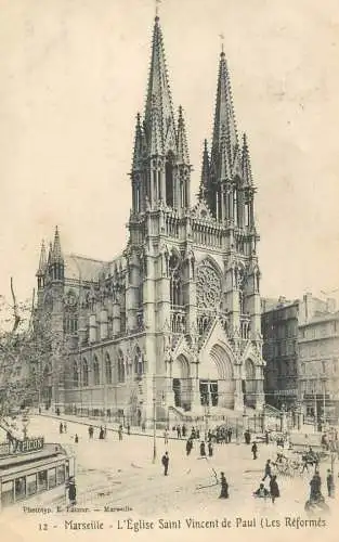 France Marseille L'Eglise Saint Vincent de Paul