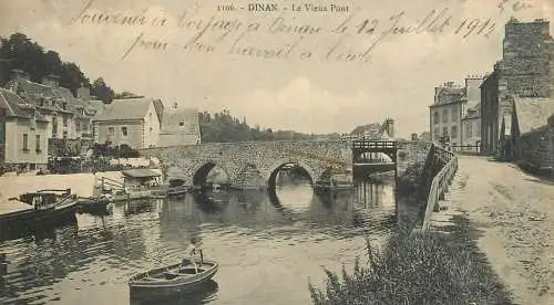 France Dinan Le vieux pont