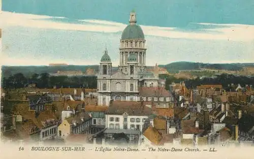 France Boulogne sur Mers Eglise Notre Dame