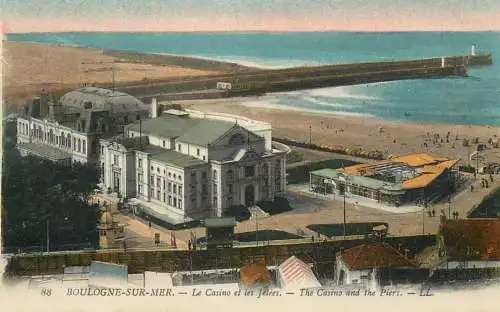 France Boulogne sur Mers Le Casino et le Jetees