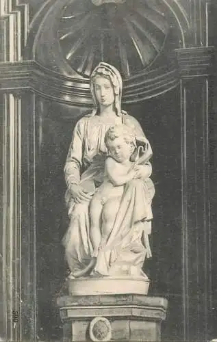 Belgium Brugge Notre Dame Cathedral Holy Virgin and the Child