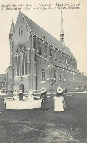 Belgium Gent Mont St Amand Beguinage Eglise Sainte Elisabeth