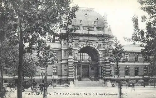 Belgium Antwerpen Palais de Justice