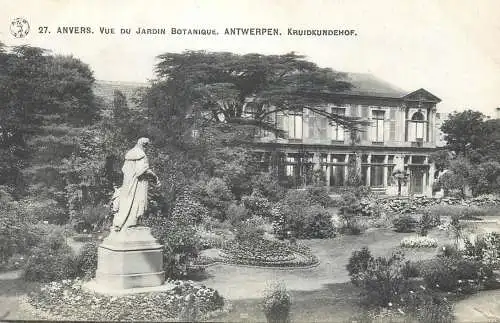 Belgium Antwerpen vue du Jardin Botanique
