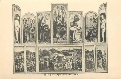 Belgium Gent Saint-Bavon Polyptyque de H. & J. van Eyck