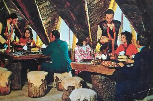 Romania Poiana Brasov  "Sura Dacilor" restaurant types and scenes