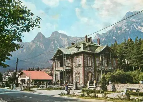 Romania Busteni vedere din centrul orasului