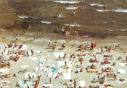 Romania Mamaia vedere de pe plaja aspect aerian