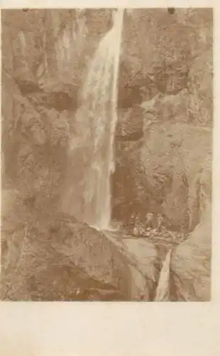 Transylvania waterfall real photo