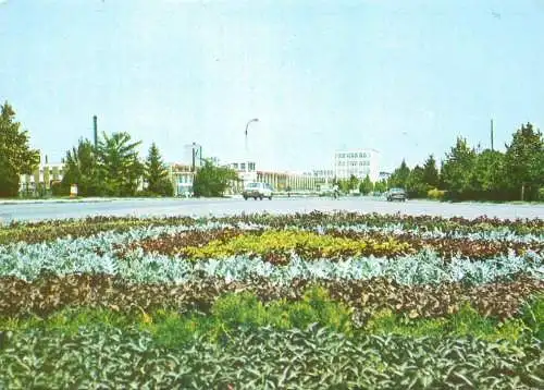Romania Giurgiu Iesirea spre Bucuresti si Intreprinderea Dunareana