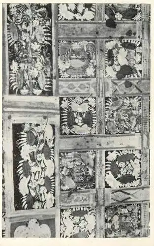 Ajanta cave 17 painting on ceiling