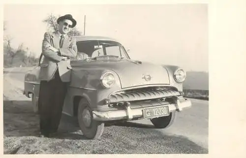 Classic Opel car real photo