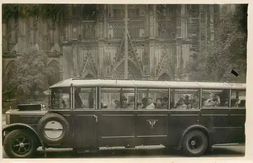 Koln autobus real photo