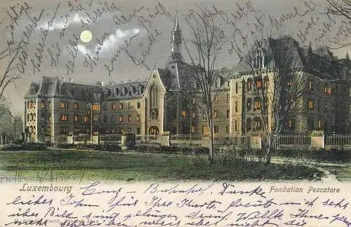 Luxemburg - Ansichtskarte von der Fondation Pescatore
