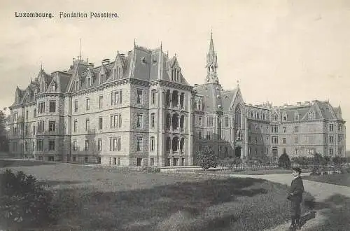 Luxemburg - Ansichtskarte von der Fondation Pescatore
