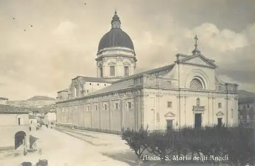 Assisi - S. Maria degli Angeli cartolina vera fotografia