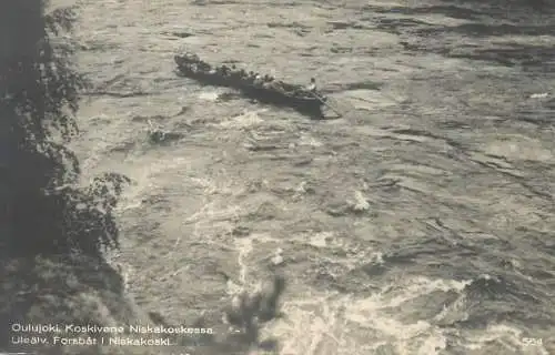 Oulujoki river rafting 1938