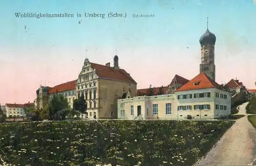 Wohltätigkeitsanstalten in Ursberg Ost-Ansicht