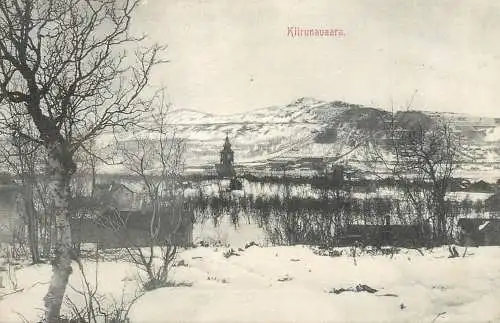 Kiirunavaara, Totale im Winter
