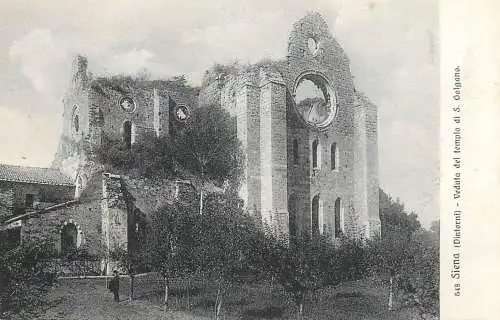 Siena veduta del tempio di S. Galgano