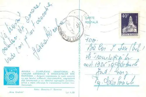 Romania Amara Complexul UGSR diverse aspecte si imagini