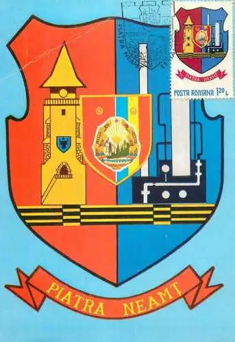 Romania Stema municipiului Piatra Neamt