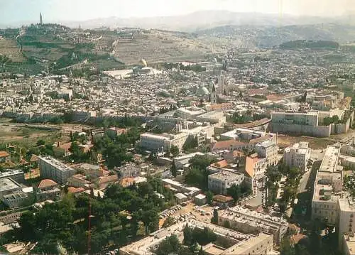Israel Jerusalem aerial view