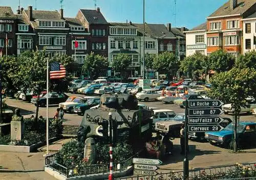 Belgium Bastogne Bastenaken Place Mac Auliffe et Tank