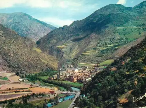 Valls d'Andorra San Julia de Loria general view
