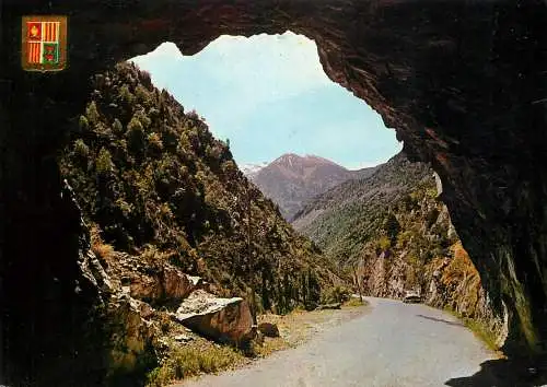 Valls d'Andorra La Massana tunnel high road
