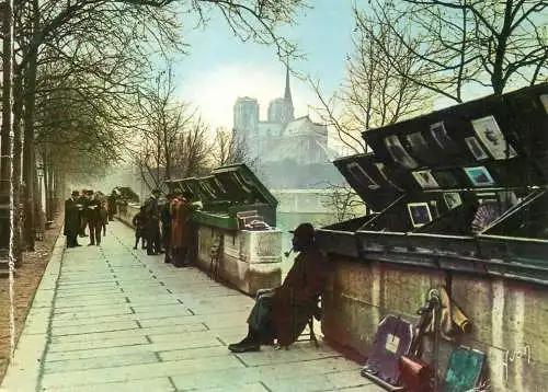 France Paris Les Bouqinistes du Quai de la Tournelle