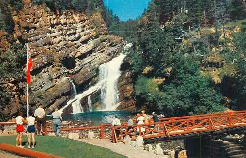 Canada Waterton lakes Cameron falls