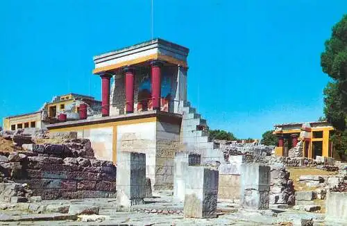 Greece Crete the minoan palace of Knossos