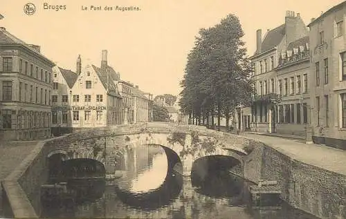 Belgium Brugge le pont des Augustins