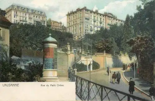 Switzerland Lausanne Rue du Petit Chene