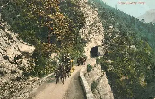Switzerland Chur Aroser post