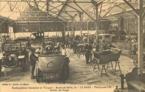 France Le Mans car assembly
