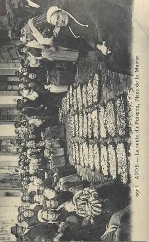 France Agde la vente du poisson