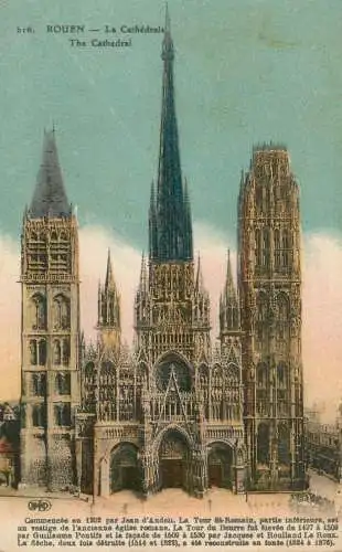 France Rouen cathedrale