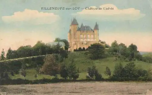 France Villeneuve sur Lot chateau de Cadres