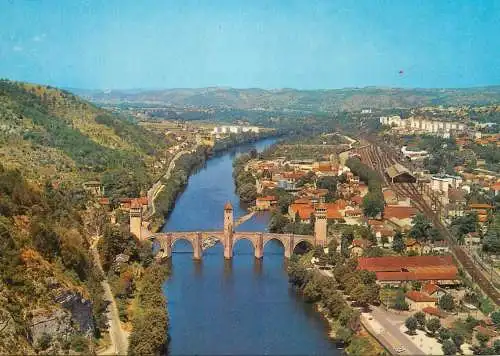 France Cahors (Lot) vue panoramique